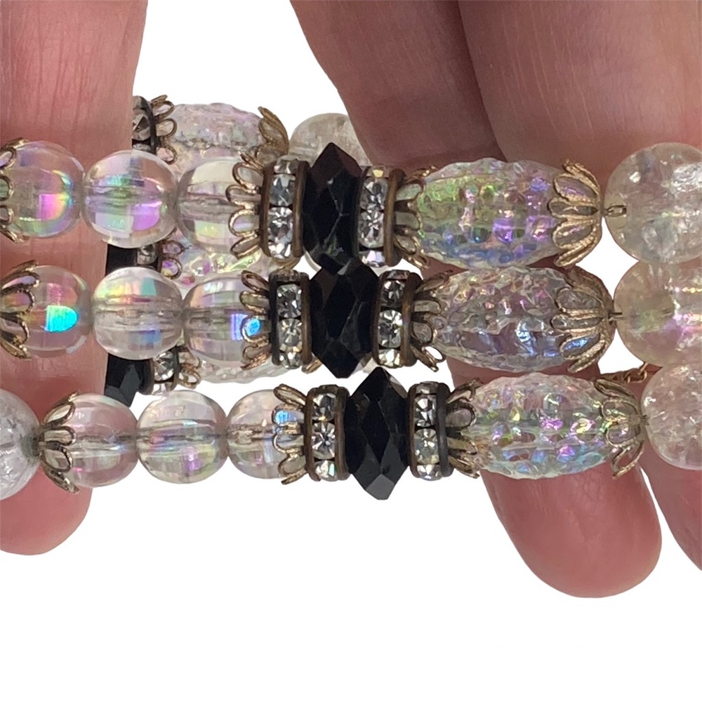 Fabulous Vintage Hobe’ Czech Glass Glass Bead Bracelet - Picture 5 of 6